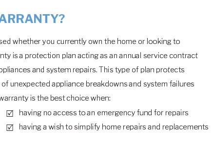 how does home warranty insurance work